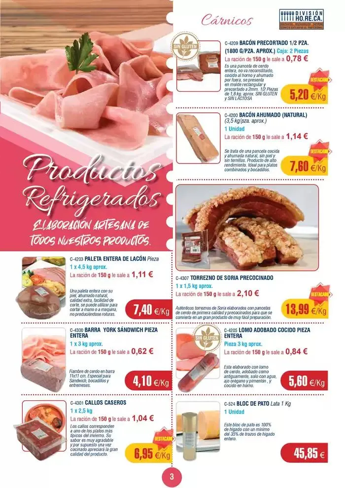 Catálogo de Productos Refrigerados y Ambiente 22 de abril al 18 de mayo 2025 - Página 3