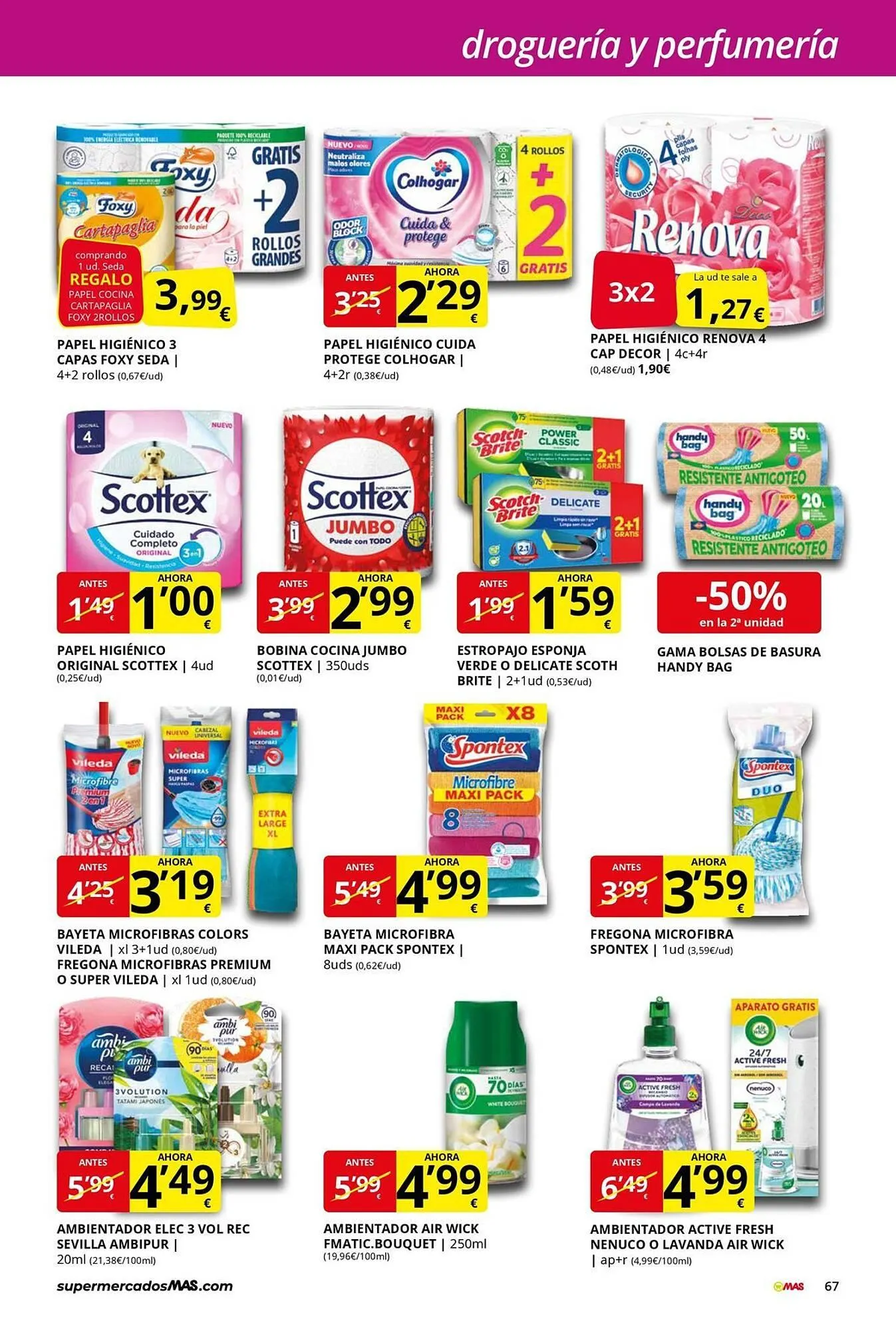 Catálogo de Folleto Supermercados MAS 31 de octubre al 30 de noviembre 2025 - Página 67