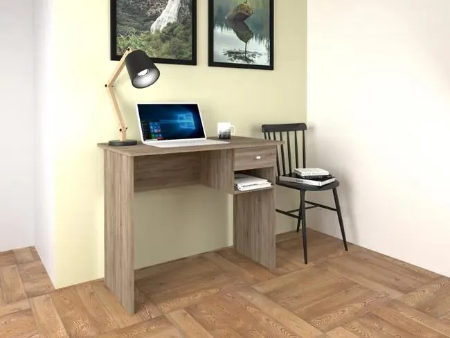 Mesa escritorio K9453 roble 90x50x74 cm