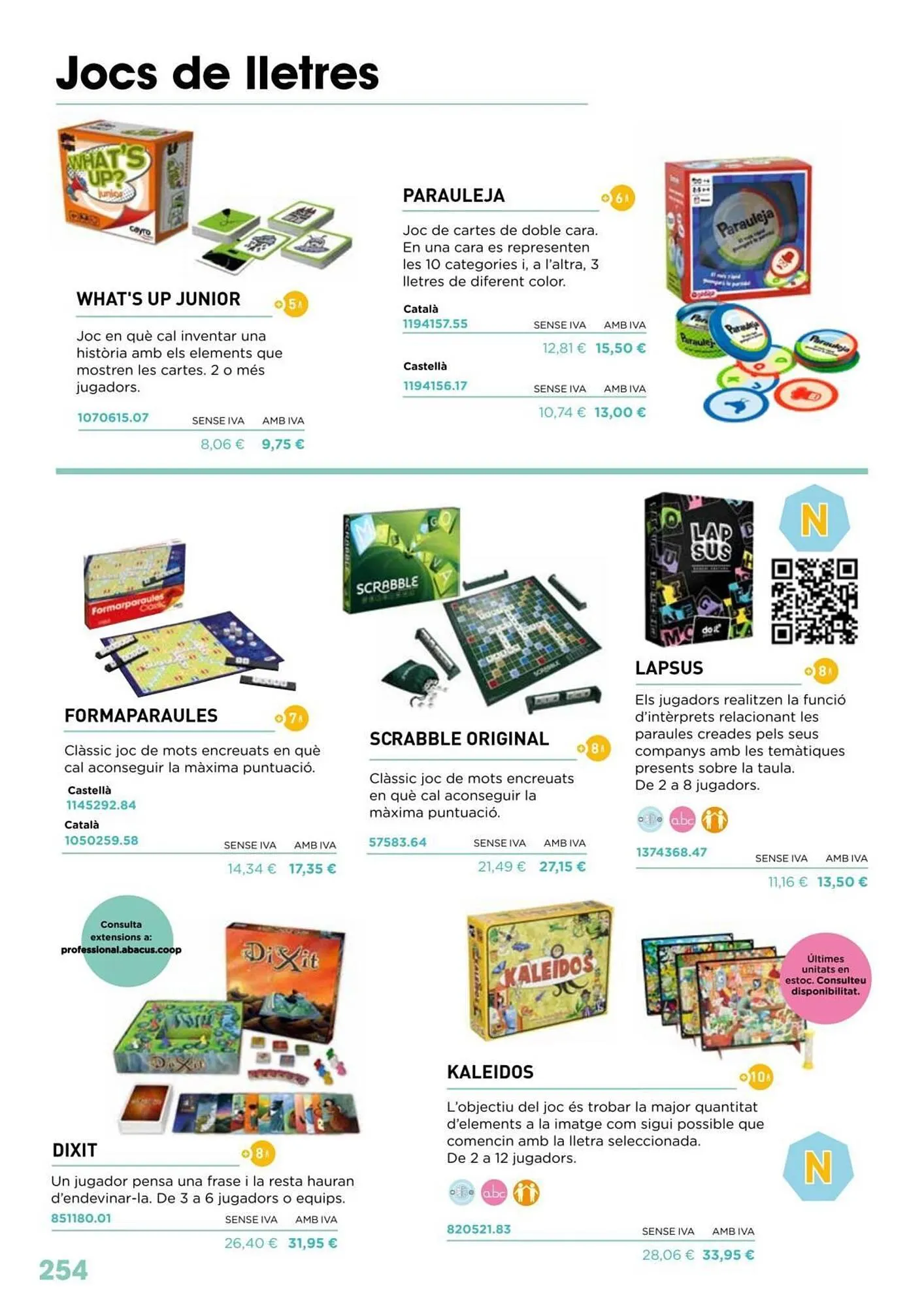 Catálogo de Folleto Abacus 22 de mayo al 28 de febrero 2024 - Página 256