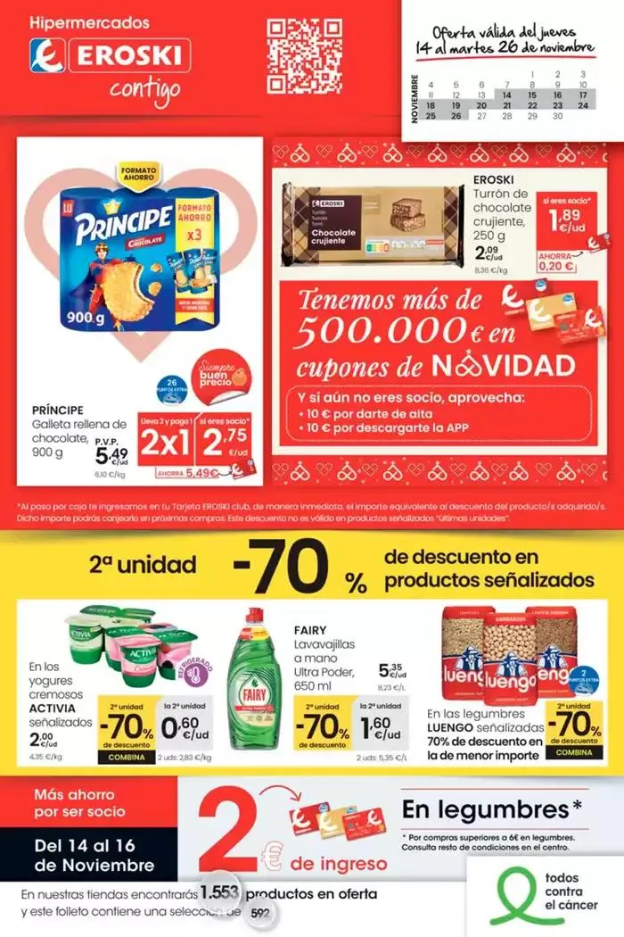 Catálogo de Tenemos más de 500.000 € en cupones de navidad 14 de noviembre al 26 de noviembre 2024 - Página 1