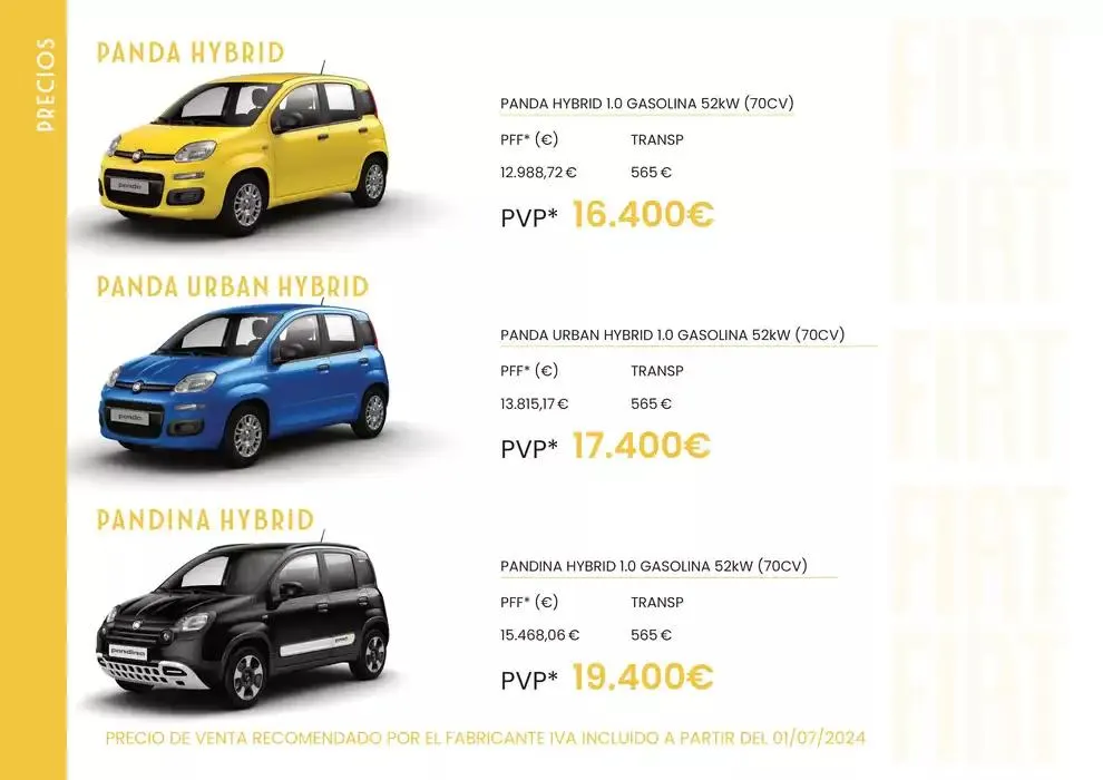 Catálogo de Fiat Panda / Pandina 6 de marzo al 31 de agosto 2025 - Página 3