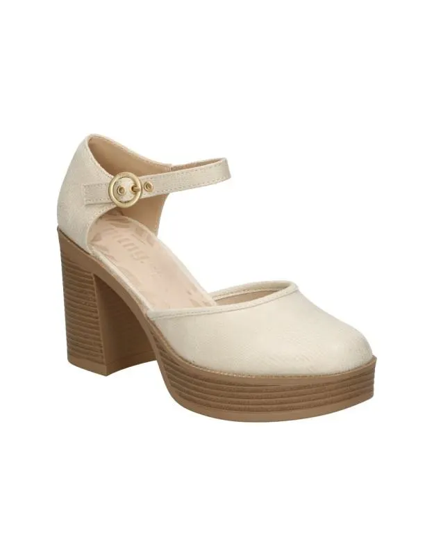 Zapatos beige Mustang New 67