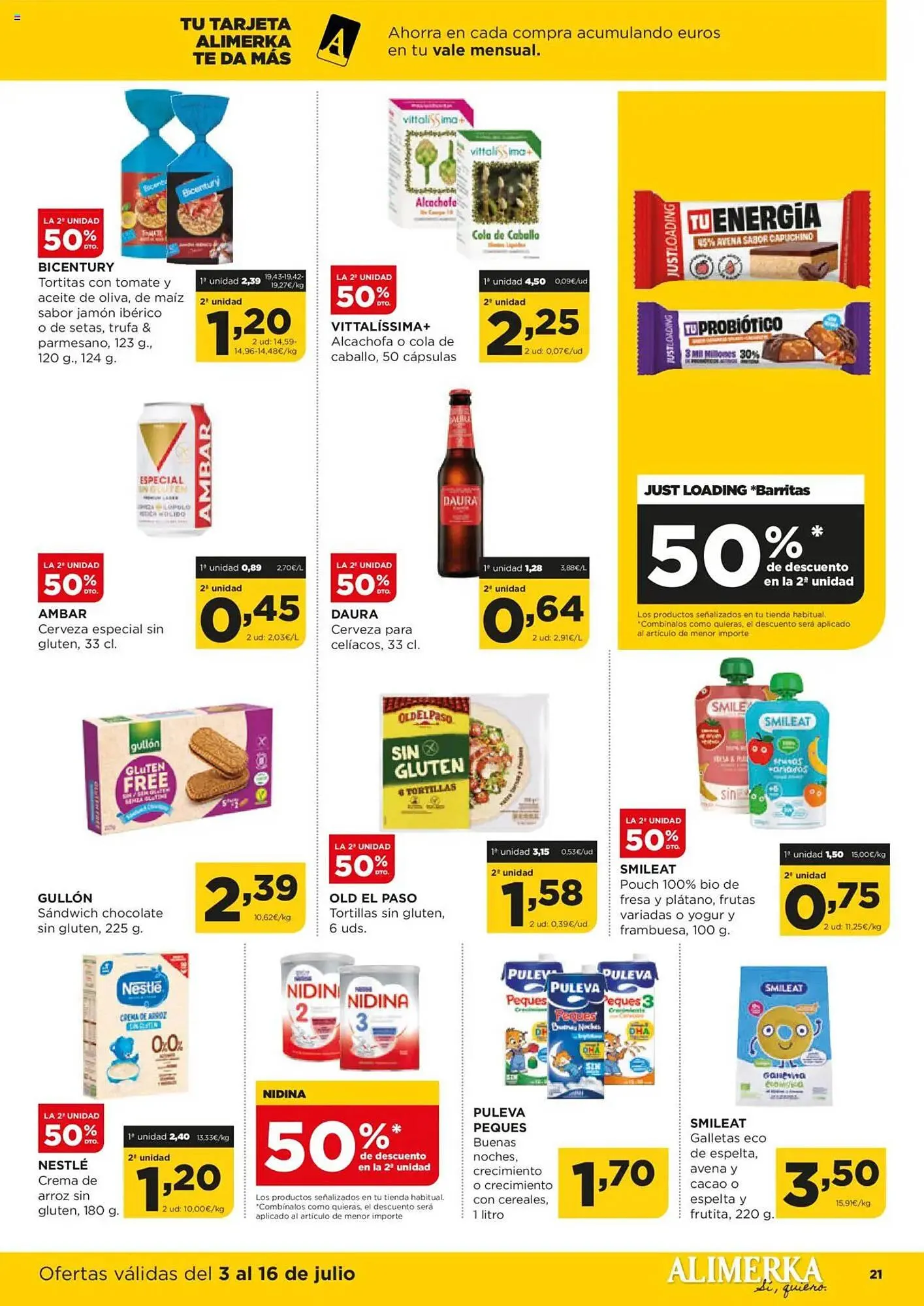 Catálogo de Folleto Alimerka 3 de julio al 16 de julio 2025 - Página 22
