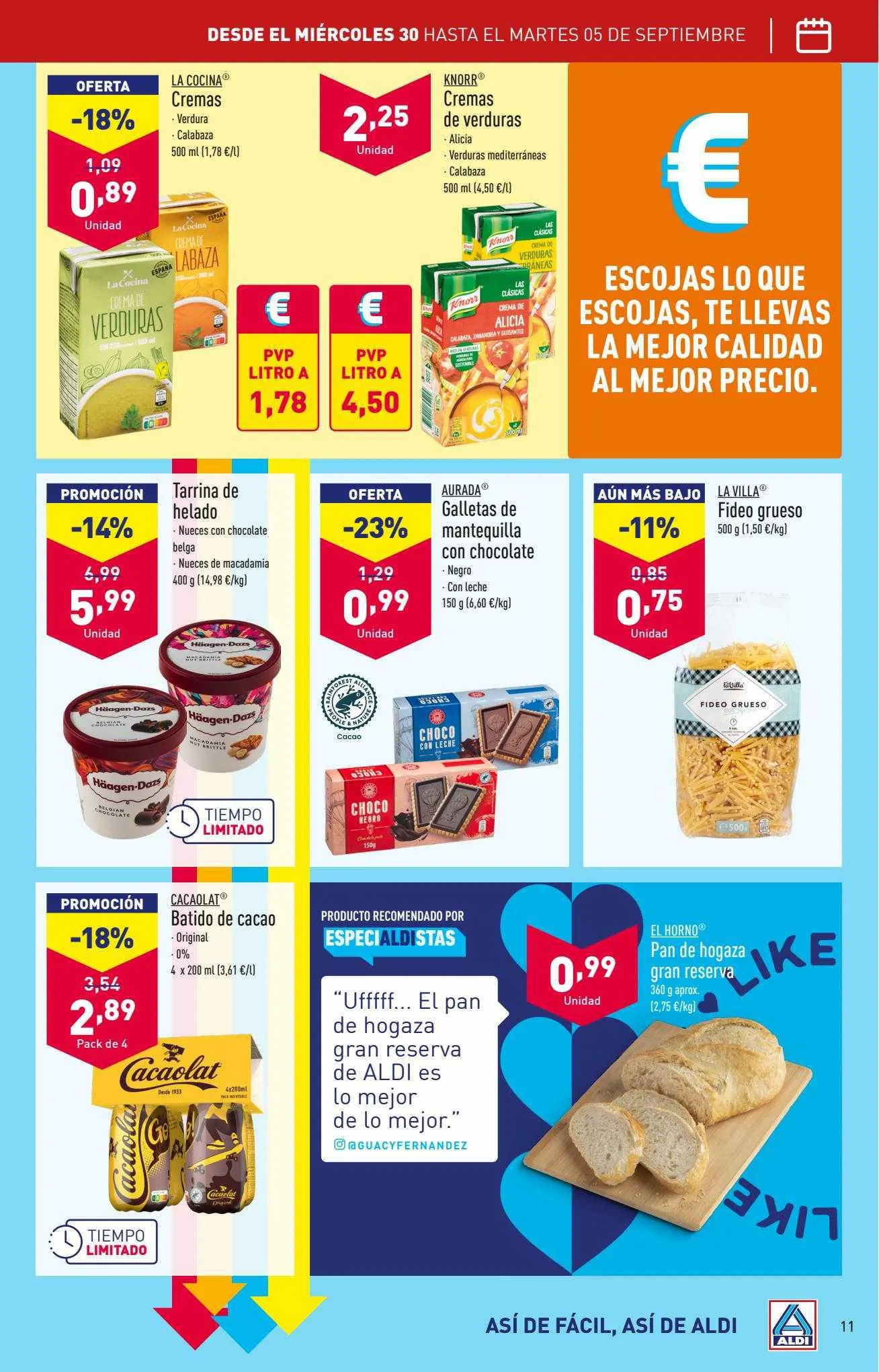 Catálogo de ALDI Folleto 28 de agosto al 3 de septiembre 2023 - Página 11