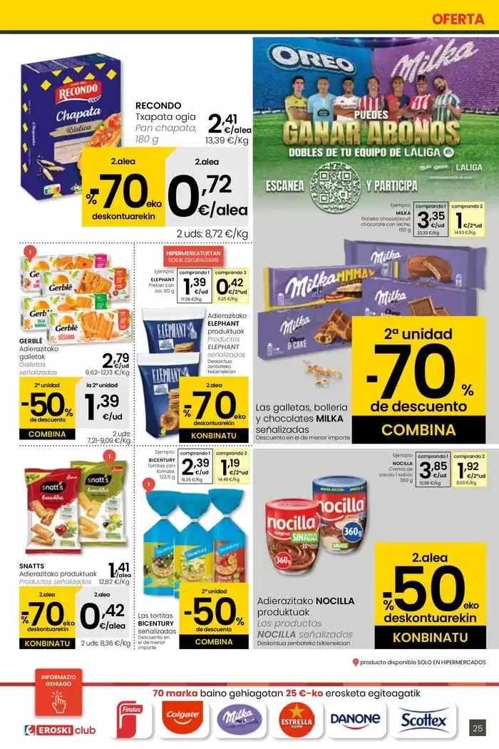 Catálogo de AUKERA OFERTA HIPERMERKATUAK EROSKI 10 de abril al 29 de abril 2025 - Página 25