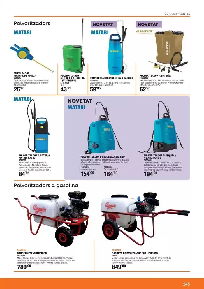 Catálogo de Jardins preparats per a tu 24 de marzo al 6 de agosto 2025 - Página 145