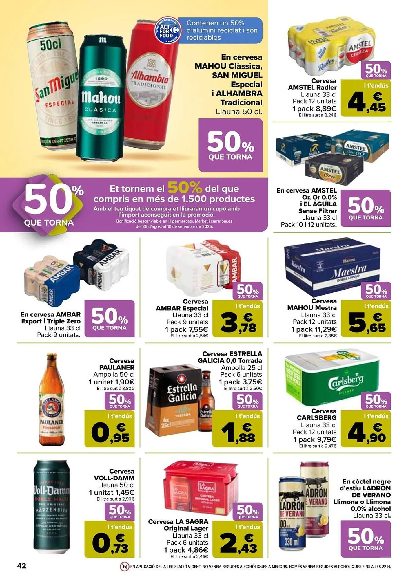 Catálogo de Folleto Carrefour 8 de agosto al 25 de agosto 2025 - Página 42