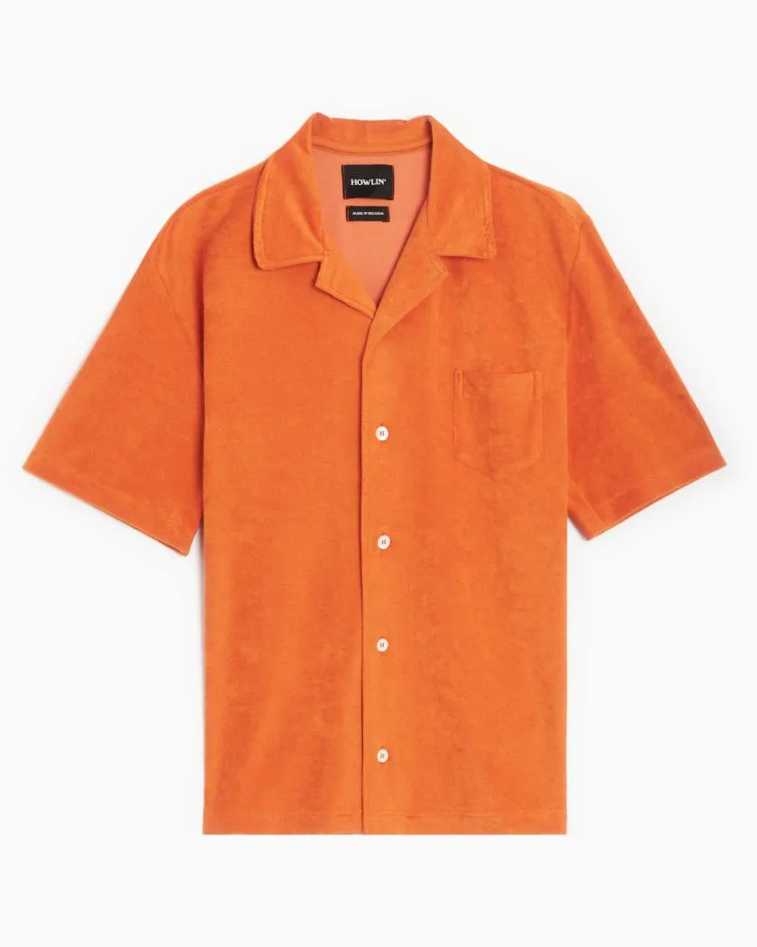 Howlin' Cocktail In Towel Men's Short Sleeve Shirt