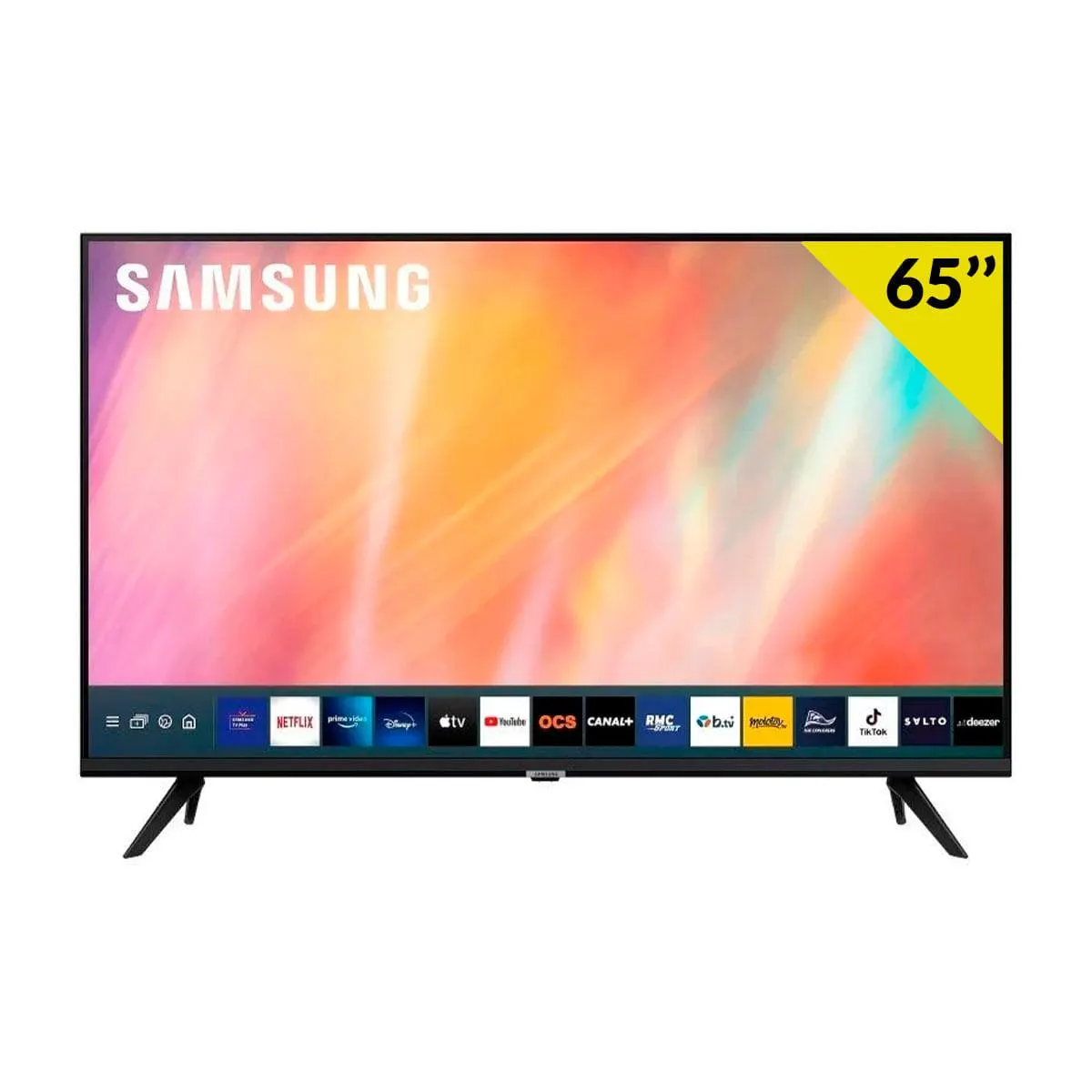 Televisor Smart TV Samsung AU7025 65'' 4K UHD LED Crystal Processor WiFi Tizen F negro