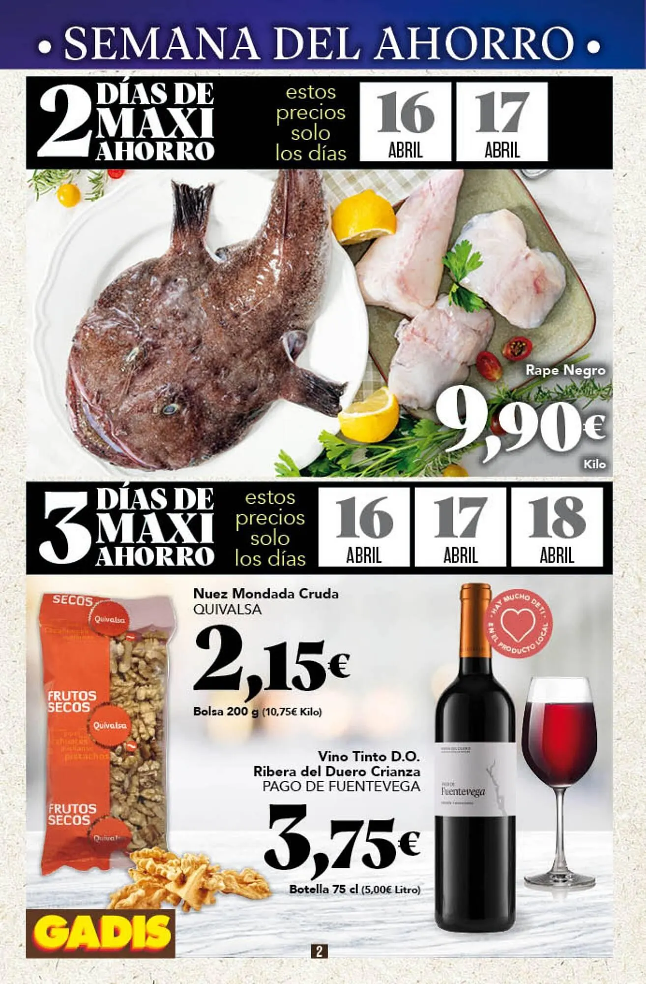 Catálogo de Folleto Gadis 16 de abril al 21 de abril 2026 - Página 2