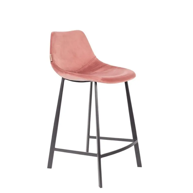 Taburete de Cocina terciopelo Rosa Franky