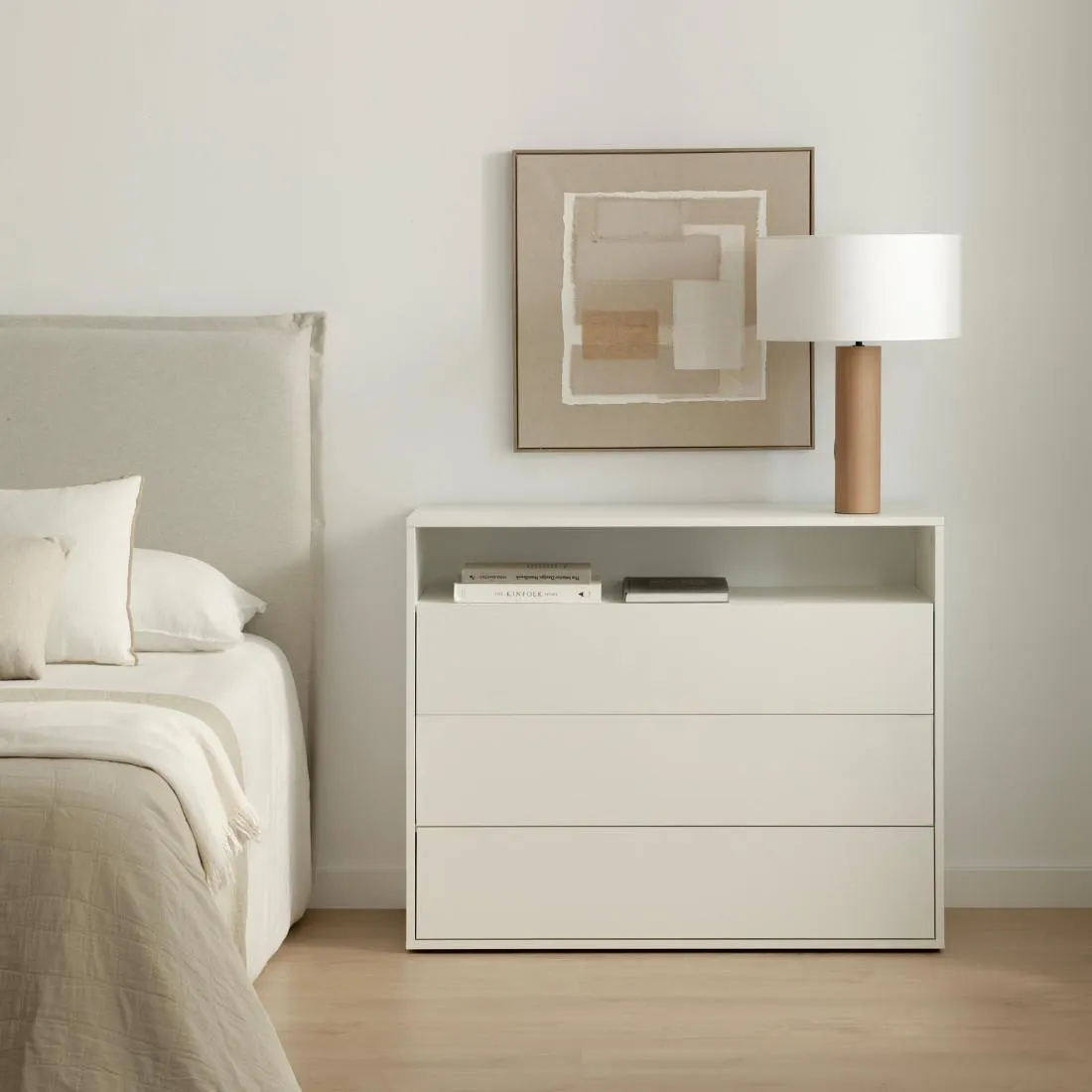 Cómoda blanca 3 cajones