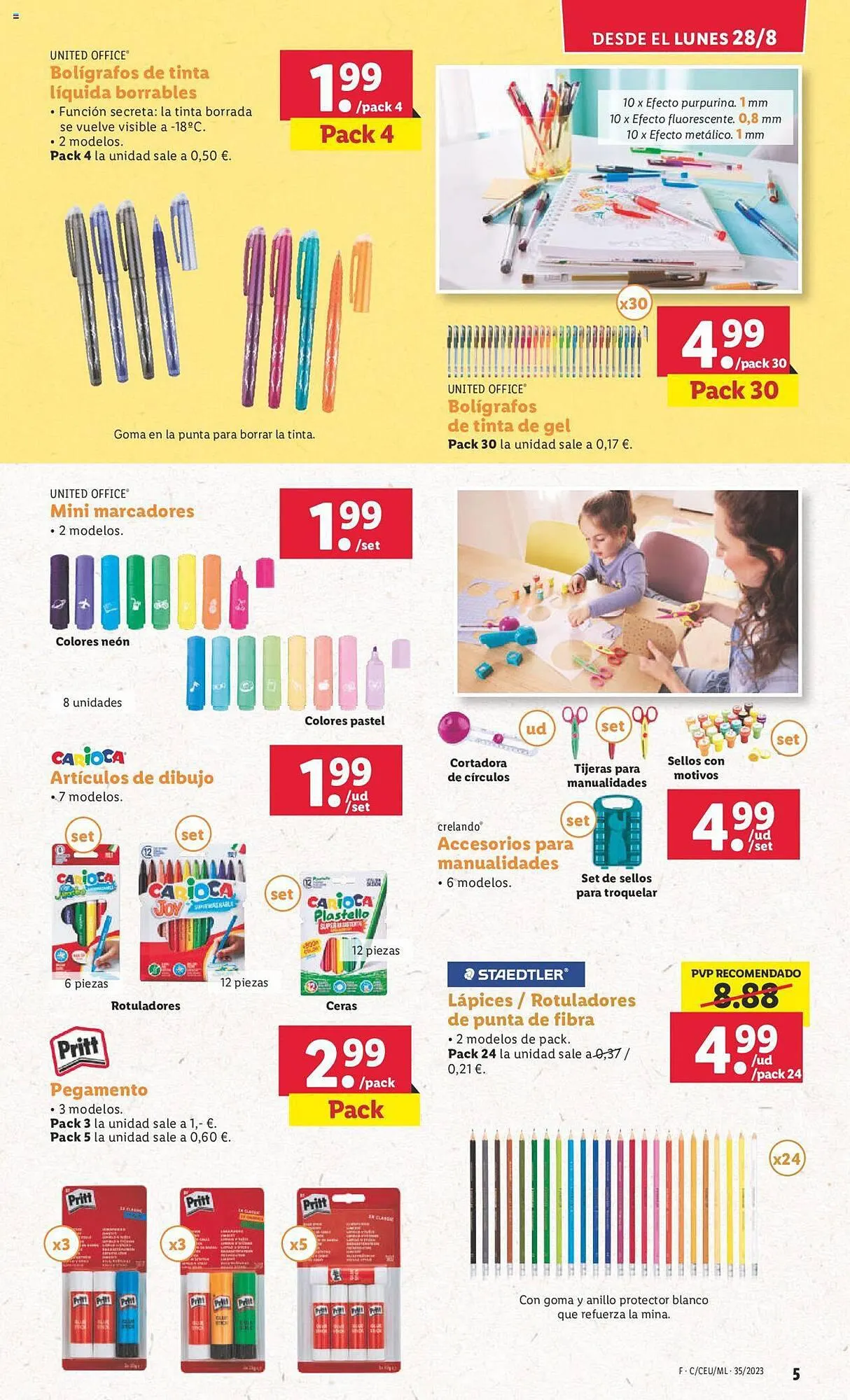 Catálogo de Folleto Lidl 28 de agosto al 3 de septiembre 2023 - Página 31