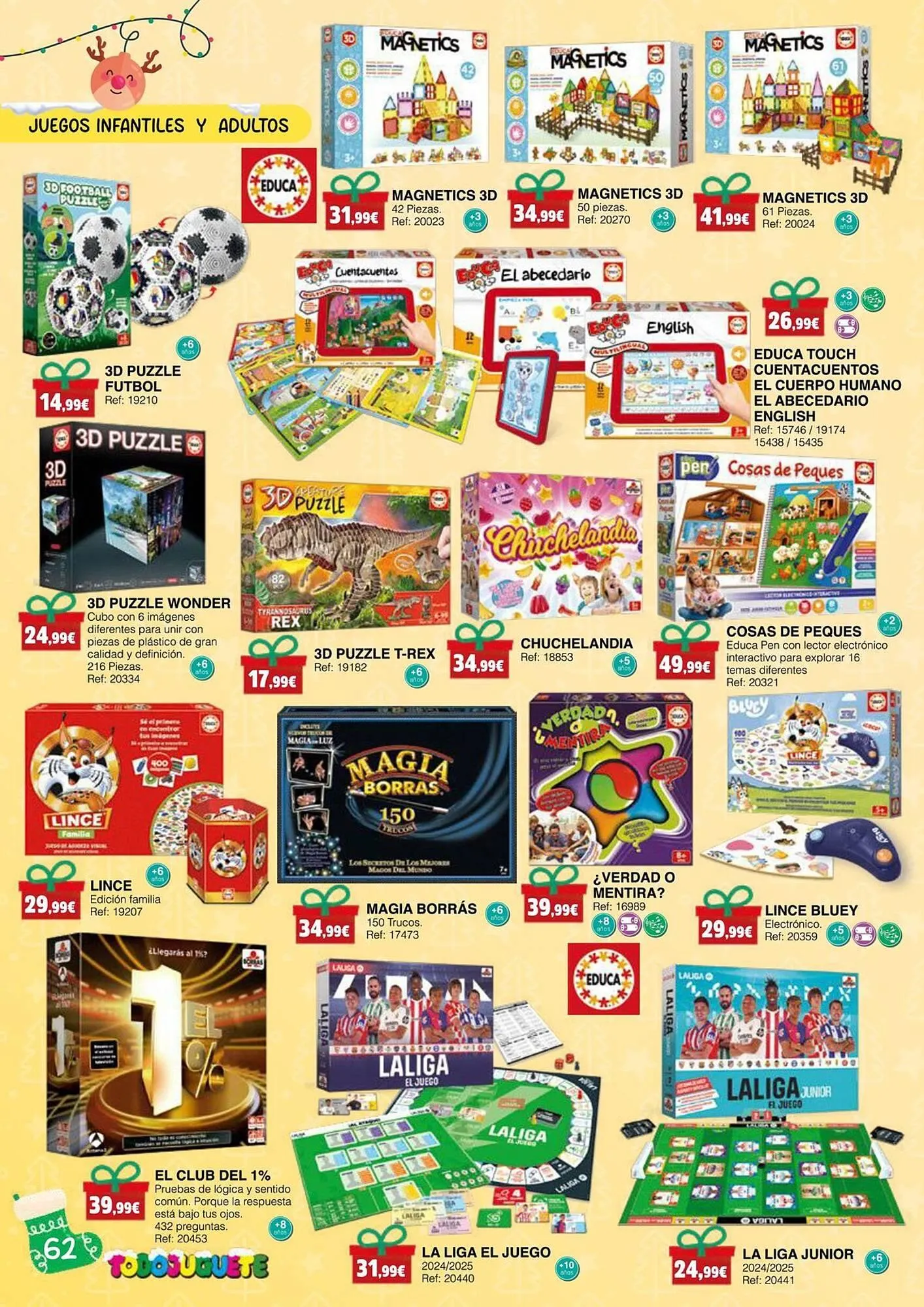 Catálogo de Catálogo Todojuguete 20 de noviembre al 24 de diciembre 2025 - Página 62