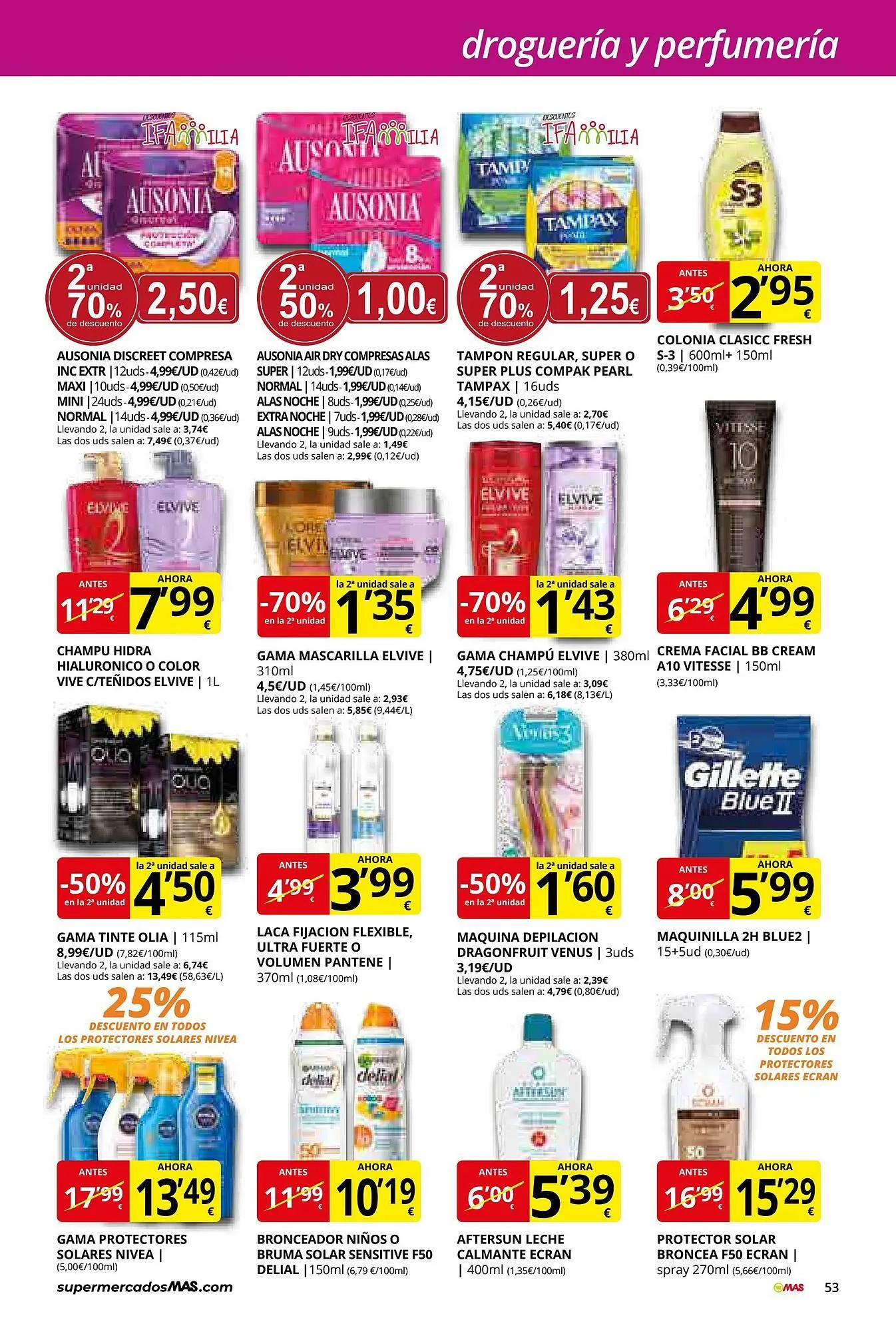 Catálogo de Folleto Supermercados MAS 27 de junio al 31 de julio 2025 - Página 53