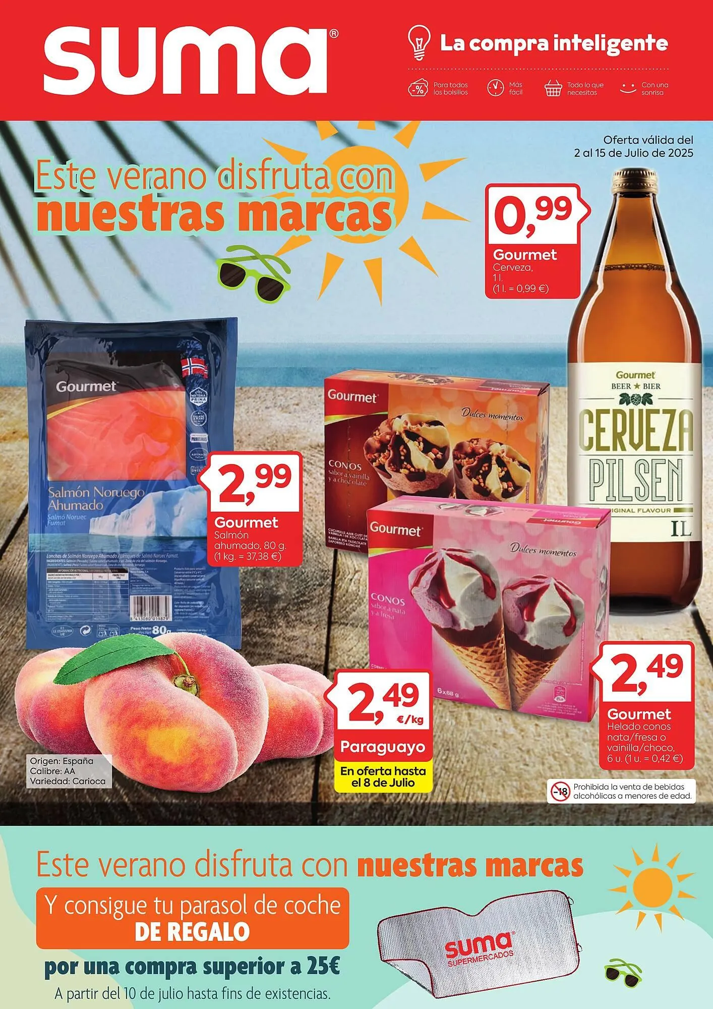 Catálogo de Folleto Suma Supermercados 2 de julio al 15 de julio 2025 - Página 1