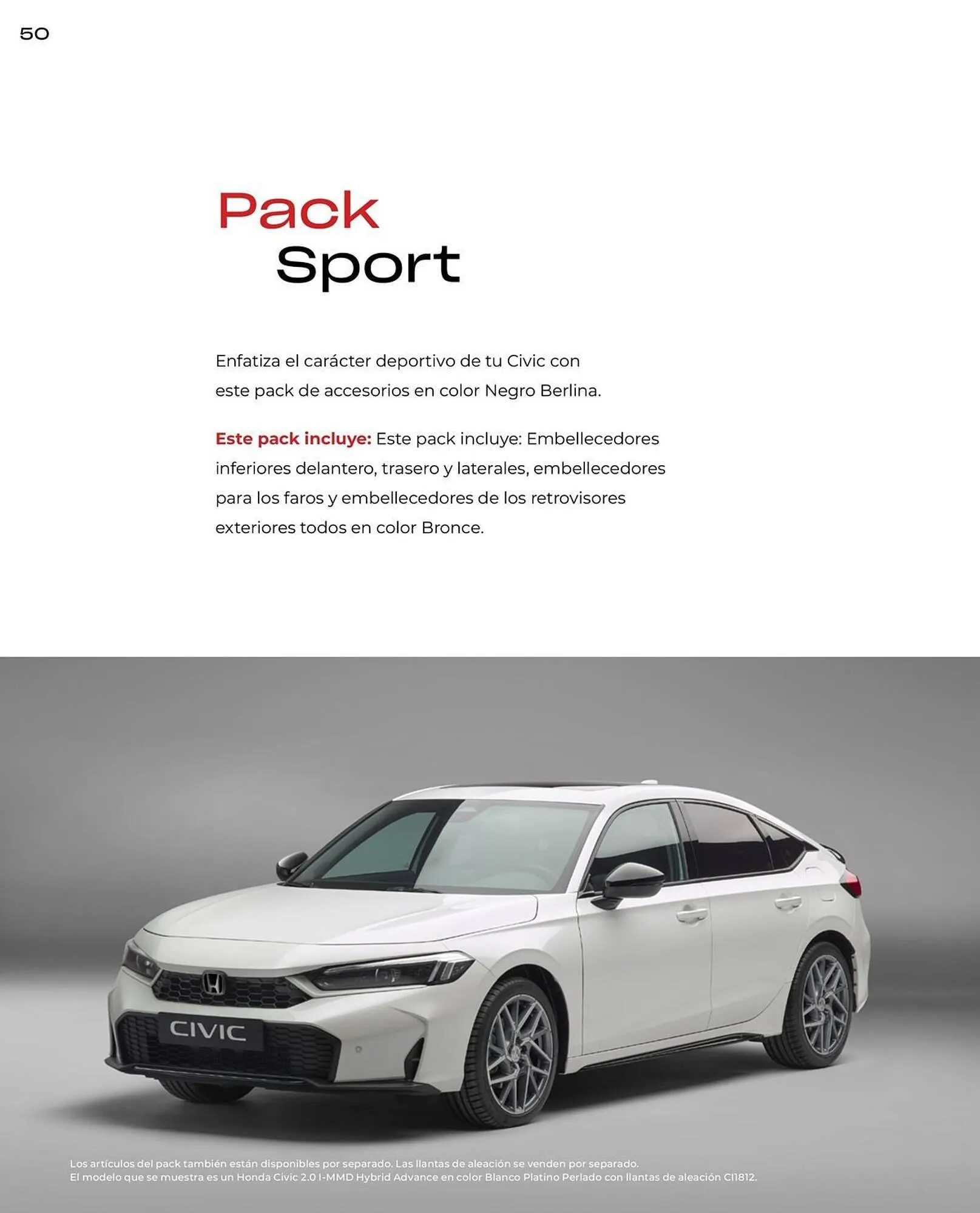 Catálogo de Folleto Honda 21 de enero al 31 de diciembre 2026 - Página 50