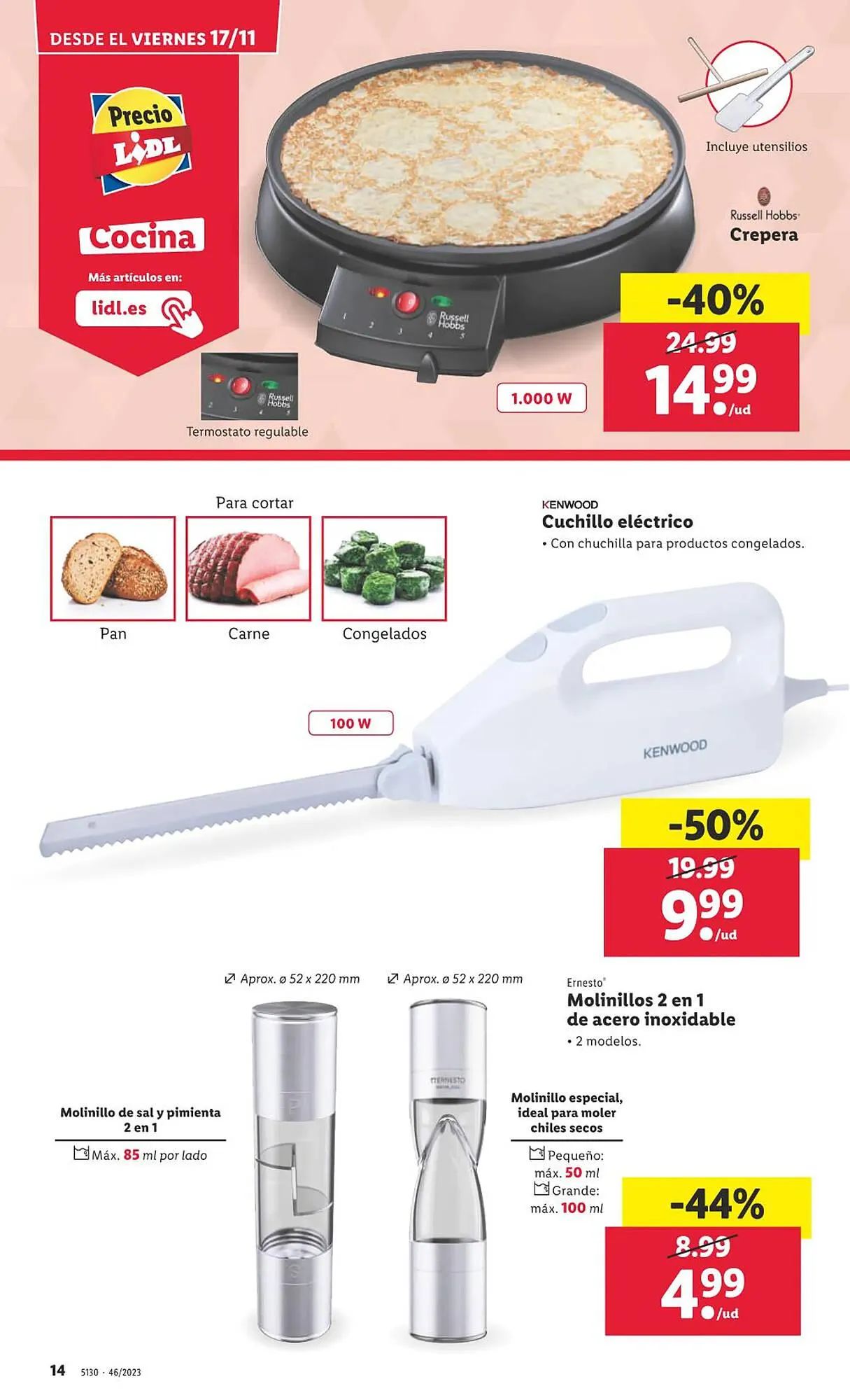 Catálogo de Folleto Lidl 17 de noviembre al 26 de noviembre 2023 - Página 14