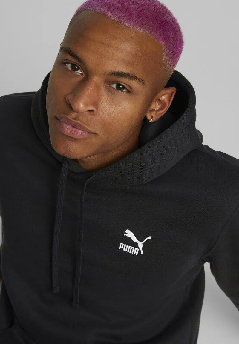 CLASSICS SMALL LOGO FL - Jersey con capucha - puma black