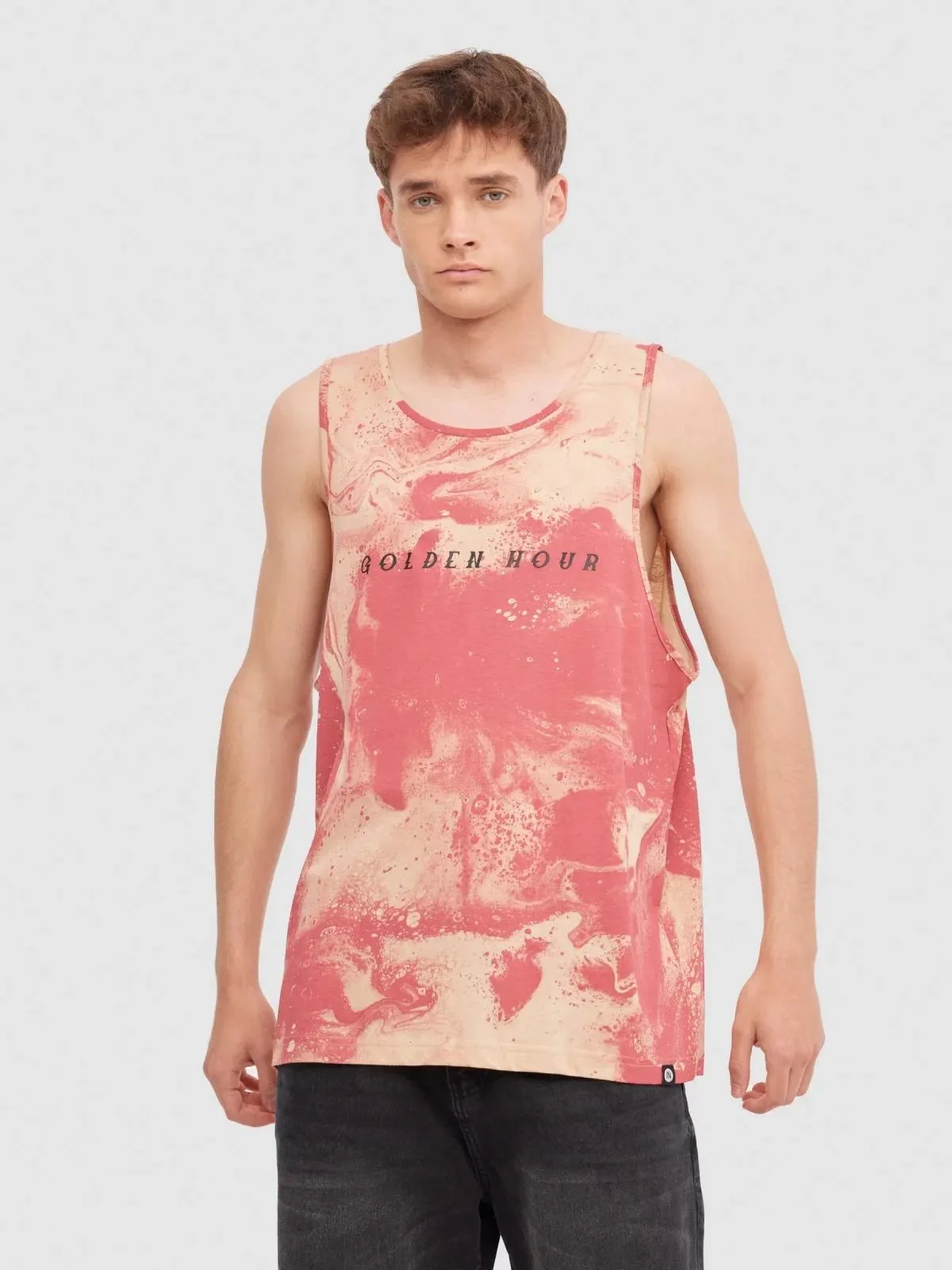 Camiseta tirantes marmolada