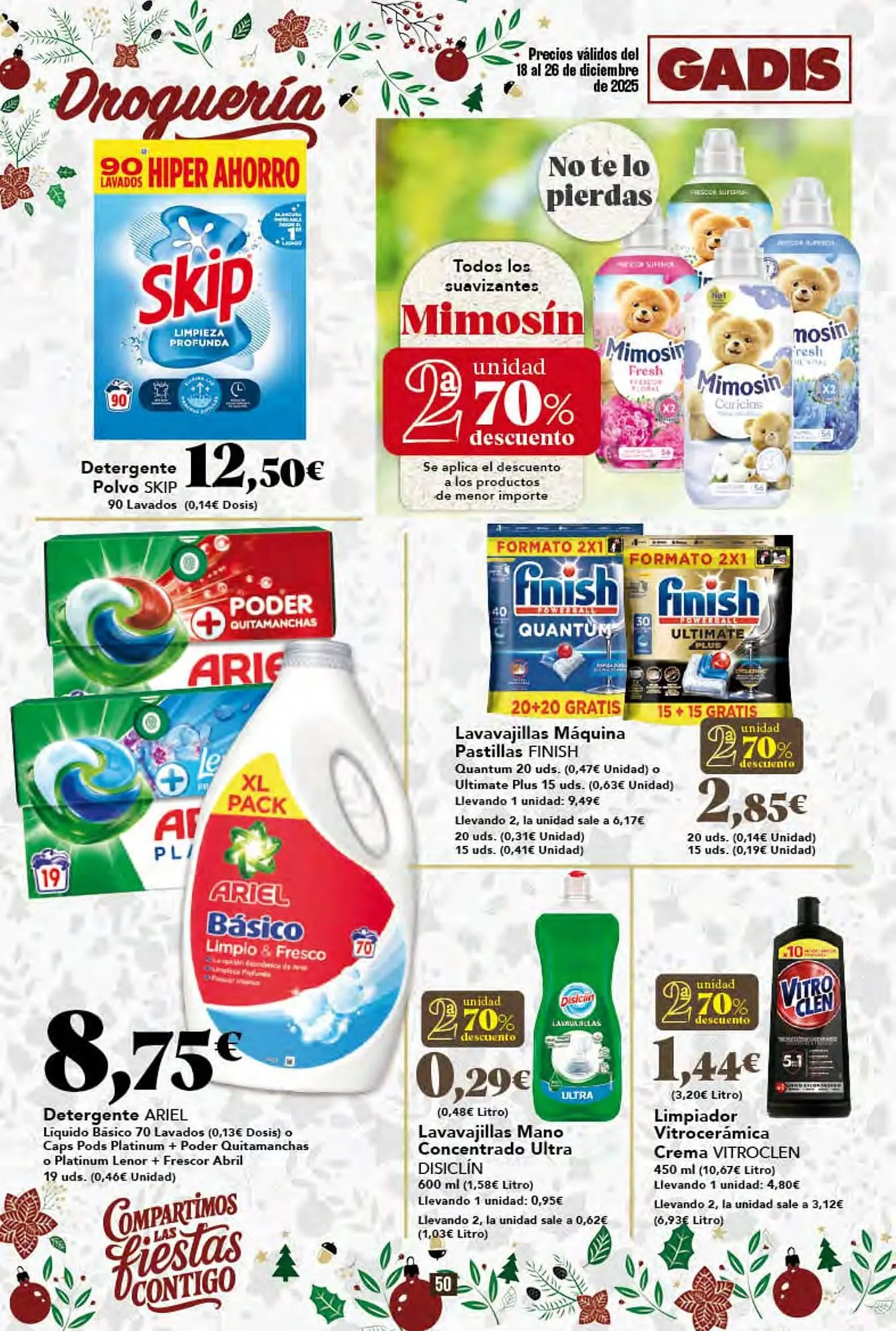 Catálogo de Folleto Gadis 18 de diciembre al 24 de diciembre 2025 - Página 50