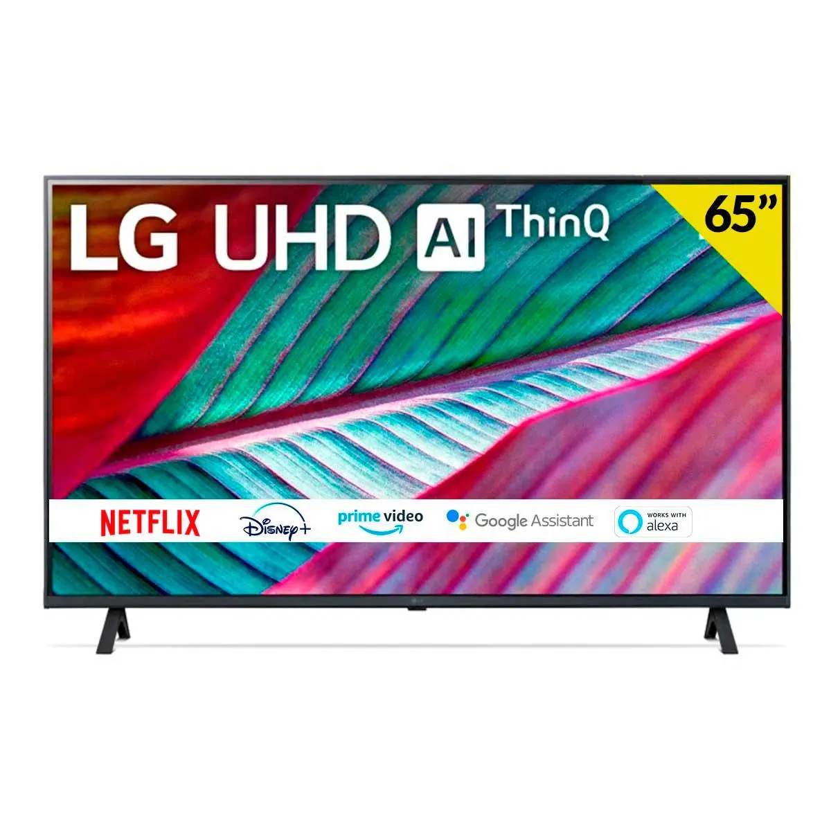 Televisor Smart TV LG 65UR78006LK 65'' 4K UHD LED procesador 4K α5 Gen6 con IA WiFi F negro