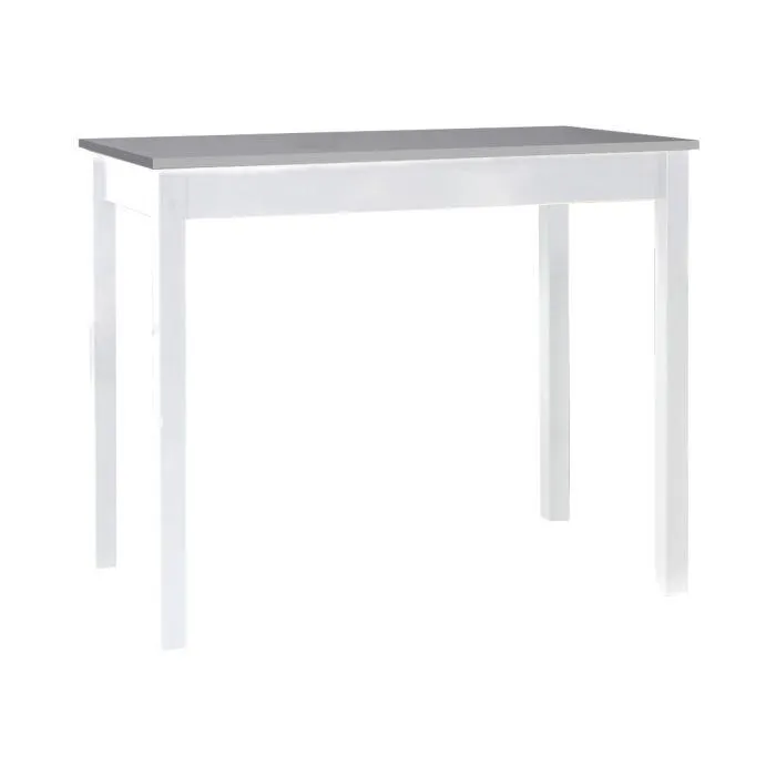 Mesa de Cocina Alta Blanca con Tapa Laminada SENA 119/BL