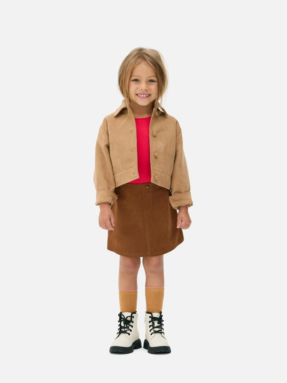 1,5-8 años | Falda de antelina