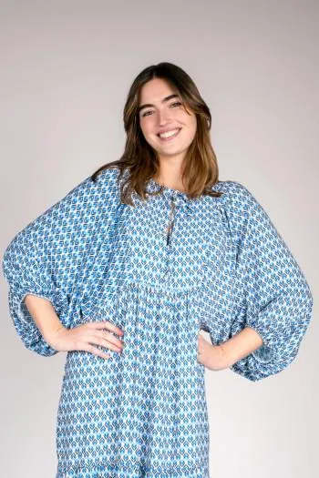 VESTIDO CASILDA AZUL