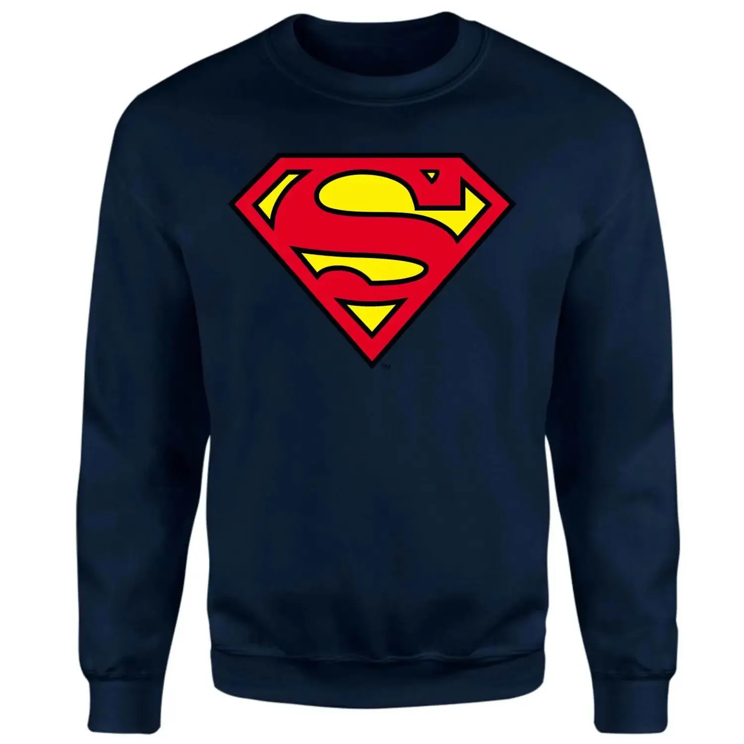 Sudadera con escudo oficial de Superman - Azul marino