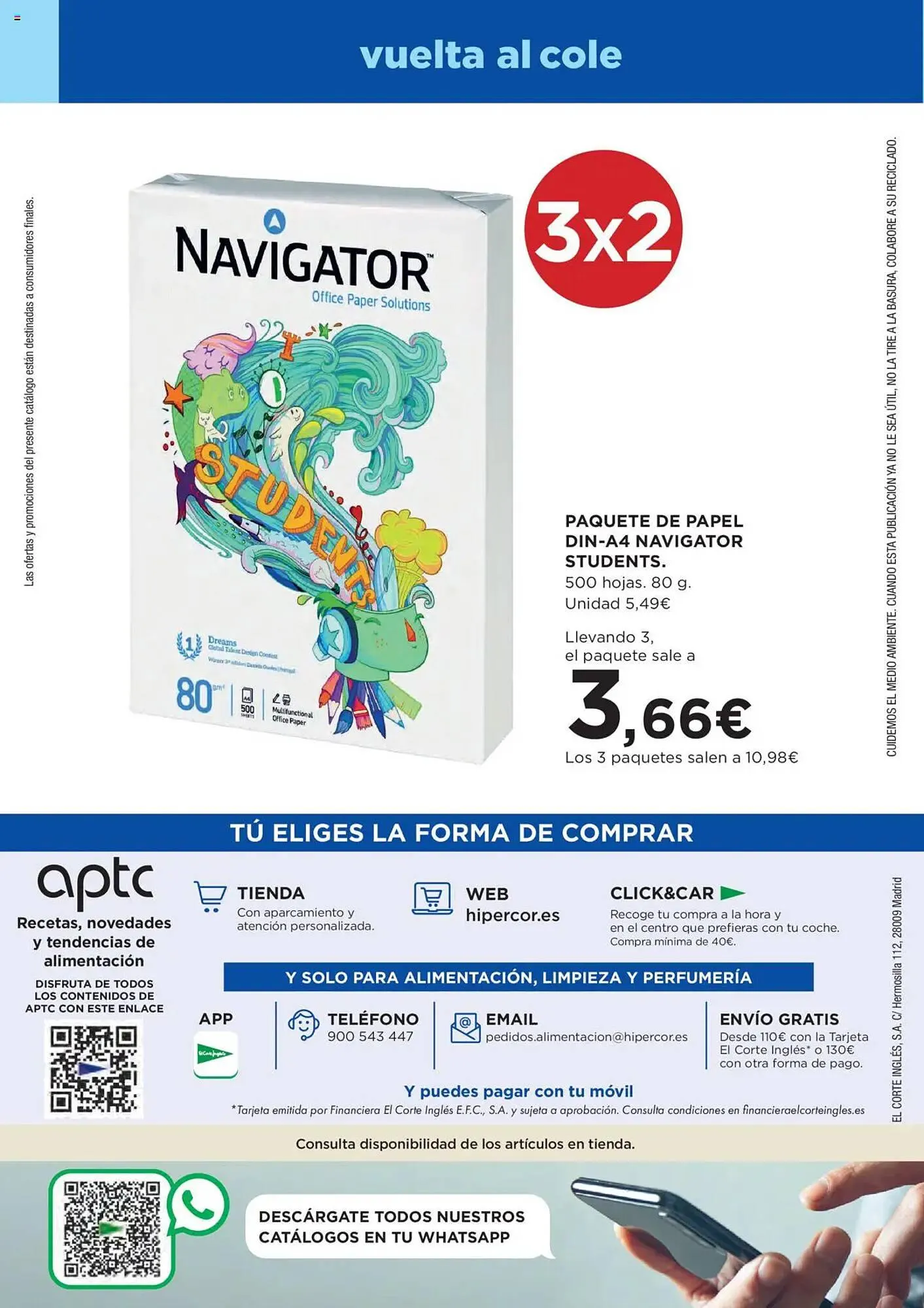 Catálogo de Folleto Hipercor 28 de agosto al 10 de septiembre 2025 - Página 66