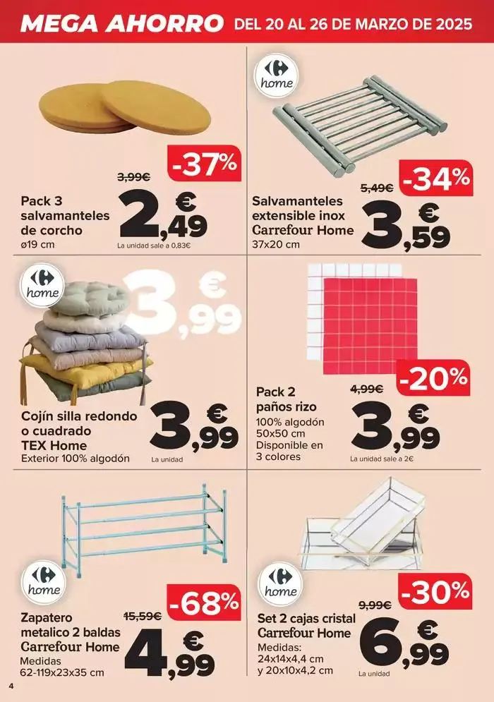 Catálogo de MEGA AHORRO 20 de marzo al 26 de marzo 2025 - Página 4