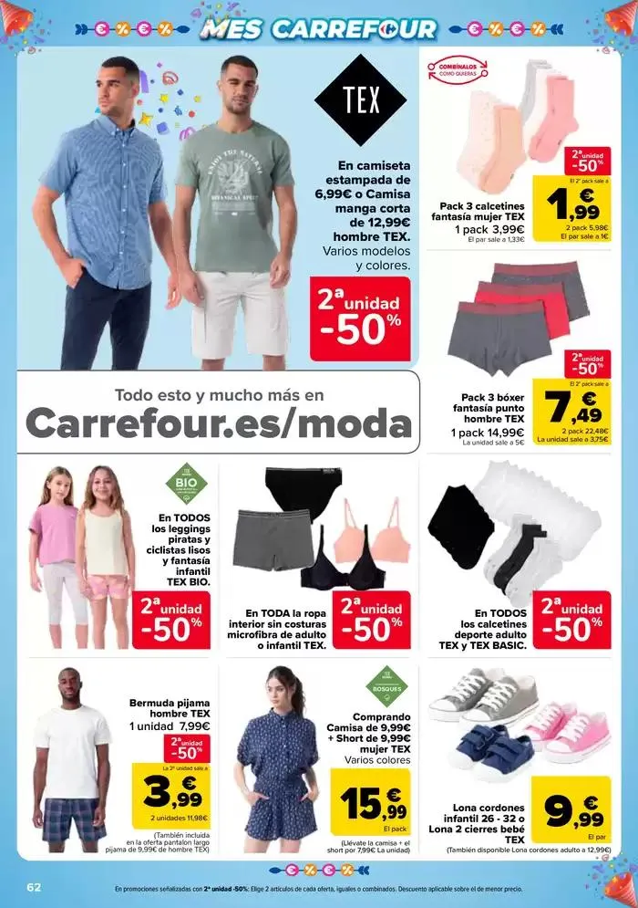 Catálogo de 50% QUE VUELVE + 2ªUD. AL -50% 13 de mayo al 26 de mayo 2025 - Página 62
