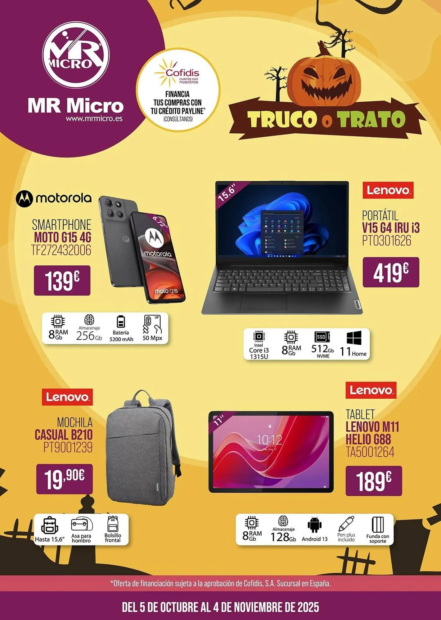 Catálogo de Folleto MR Micro 7 de octubre al 4 de noviembre 2025 - Página 1