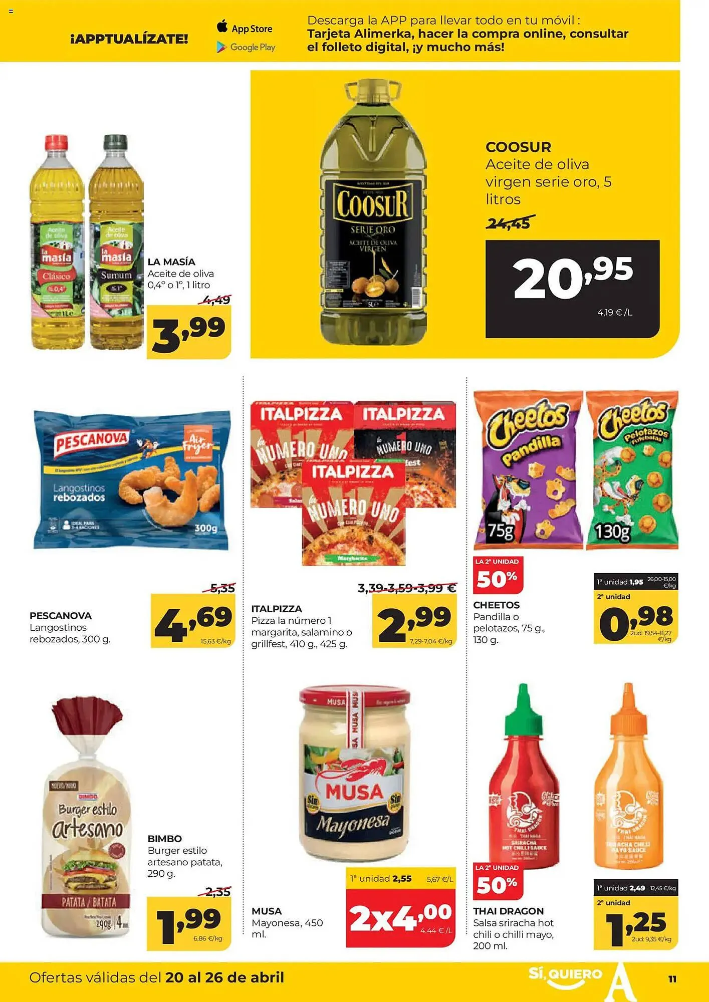 Catálogo de Folleto Alimerka 20 de abril al 26 de abril 2026 - Página 11