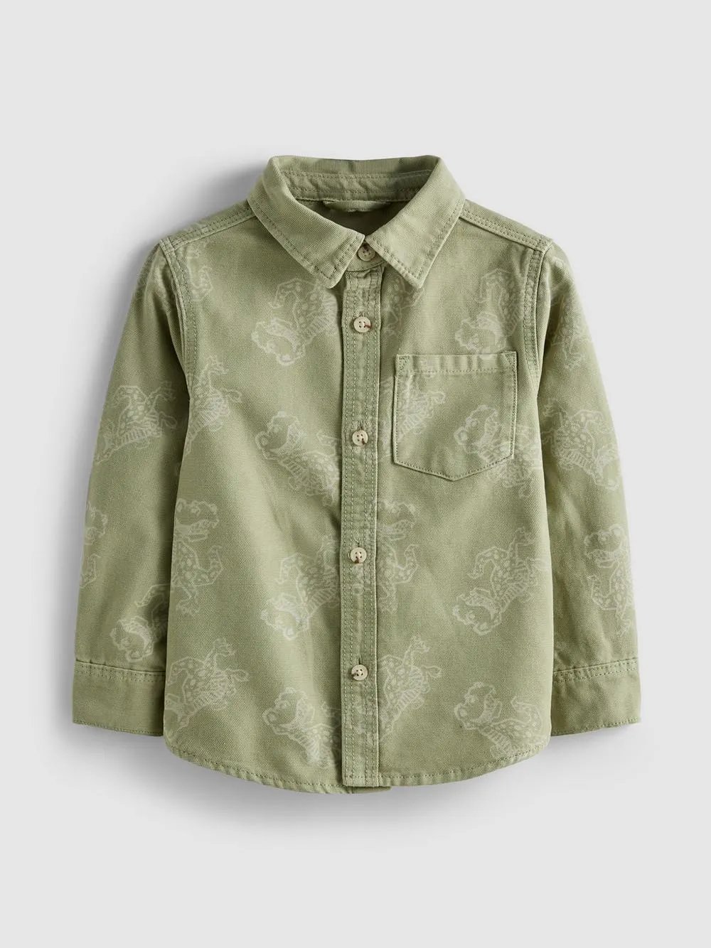 1,5-8 años | Camisa de lona estampada