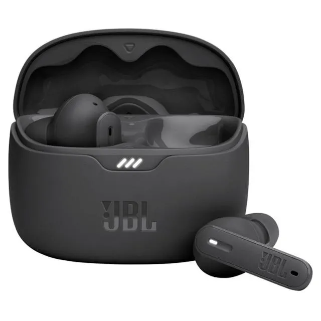 Auriculares True Wireless JBL Tune Beam con cancelación de ruido, negro