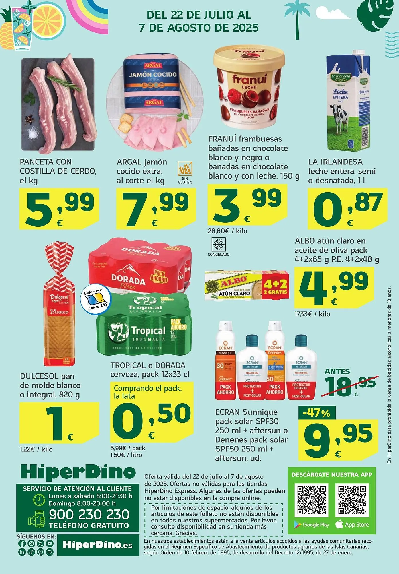 Catálogo de Folleto HiperDino 22 de julio al 7 de agosto 2025 - Página 43