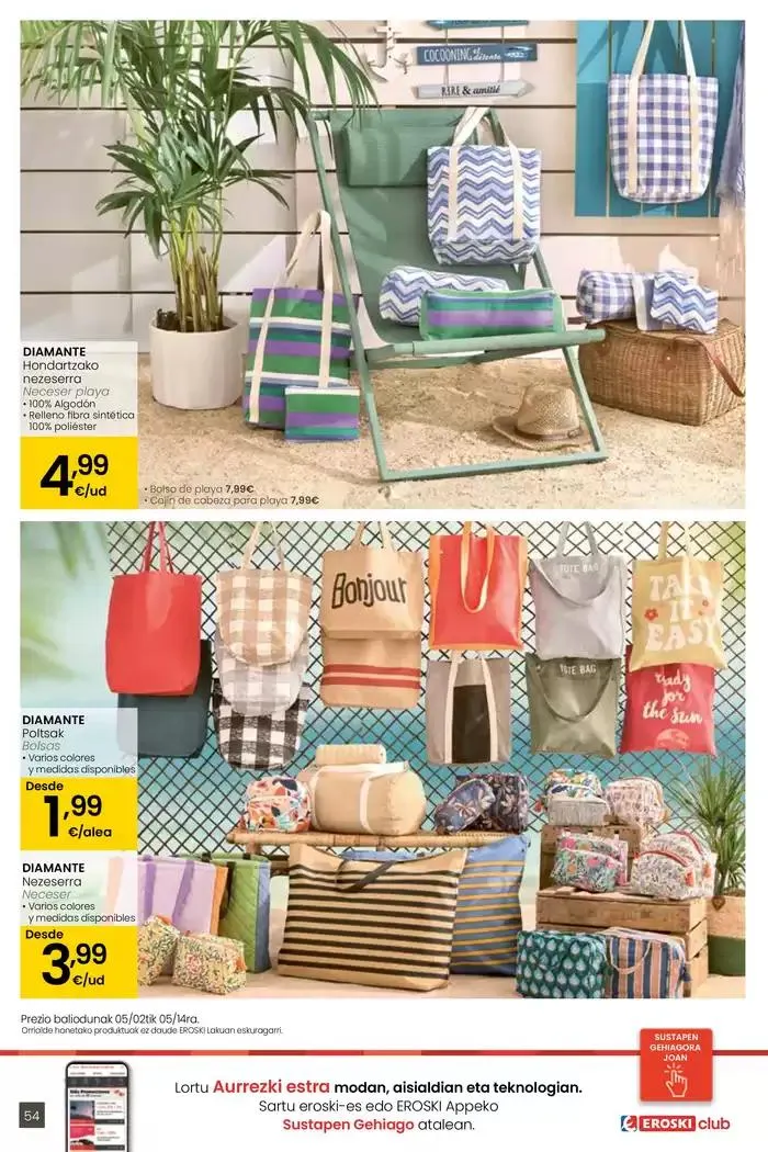 Catálogo de AUKERA OFERTA HIPERMERKATUAK EROSKI 2 de mayo al 13 de mayo 2025 - Página 54