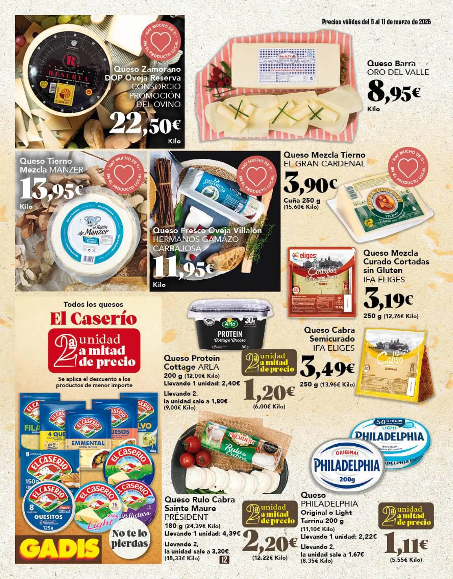 Catálogo de Folleto Gadis 5 de marzo al 11 de marzo 2026 - Página 12