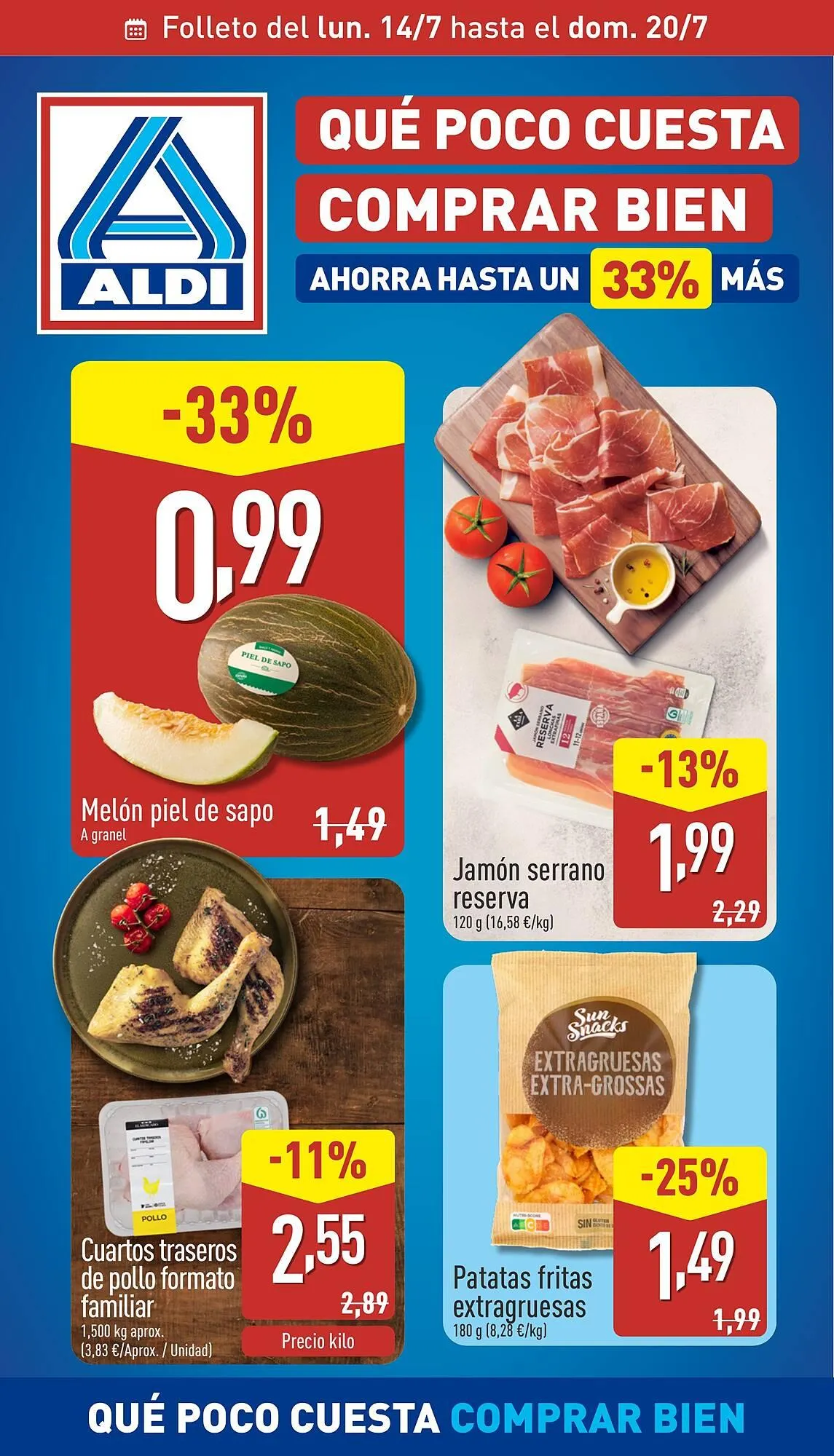 Catálogo de Folleto ALDI 14 de julio al 20 de julio 2025 - Página 1