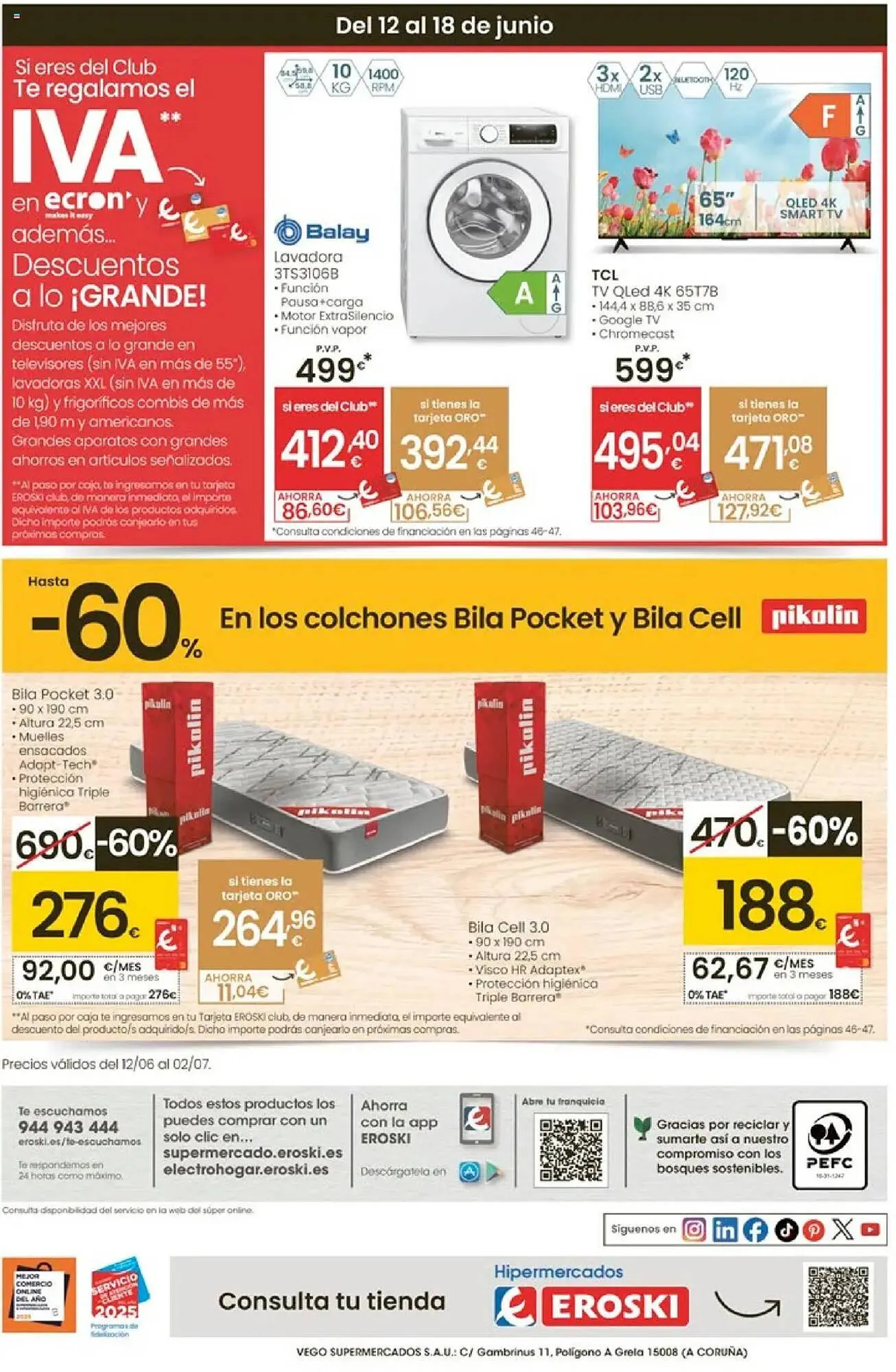 Catálogo de Folleto Eroski 12 de junio al 1 de julio 2025 - Página 48
