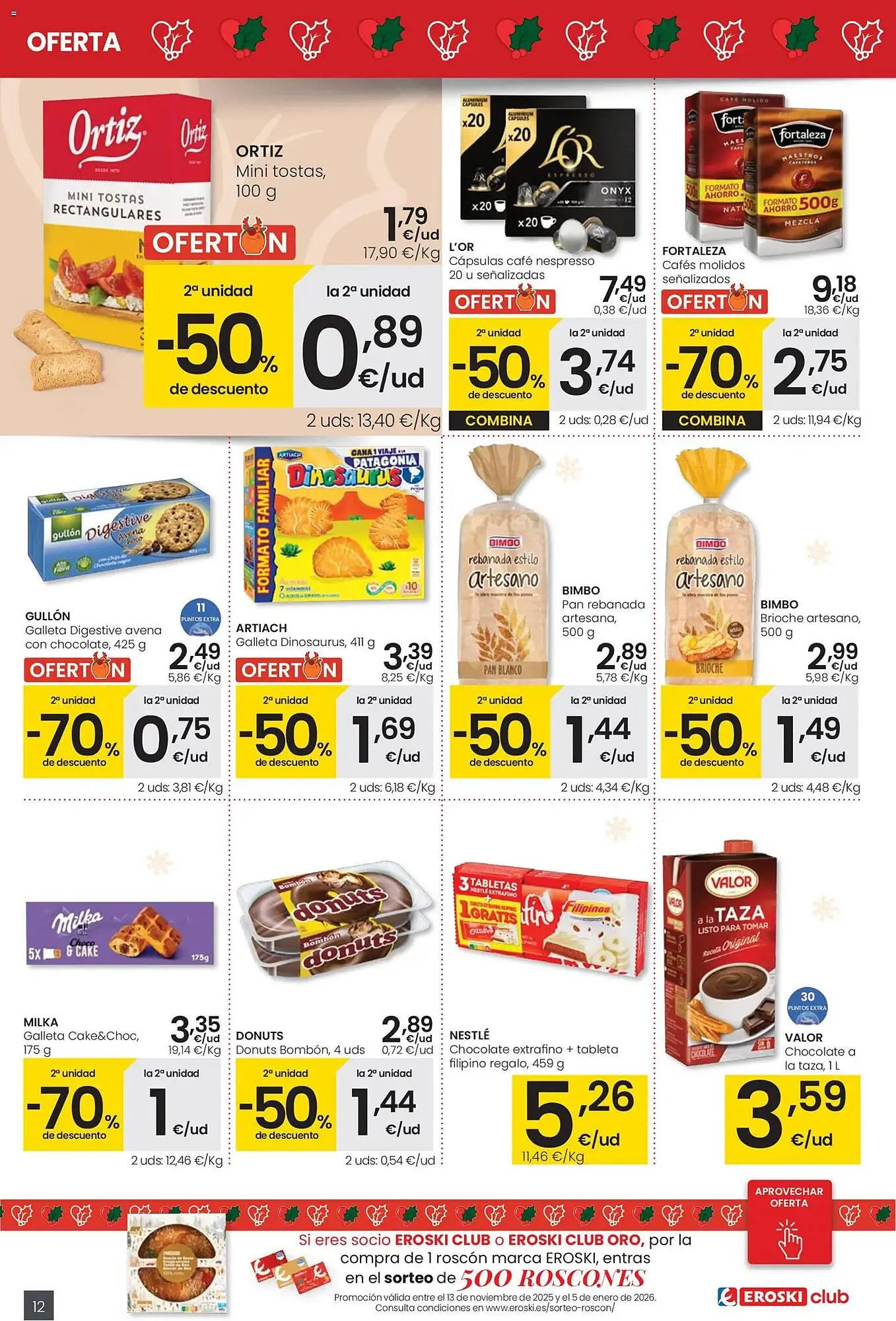 Catálogo de Folleto Eroski 27 de noviembre al 16 de diciembre 2025 - Página 12