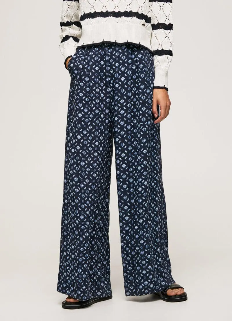 PANTALONES ANCHOS ESTAMPADOS