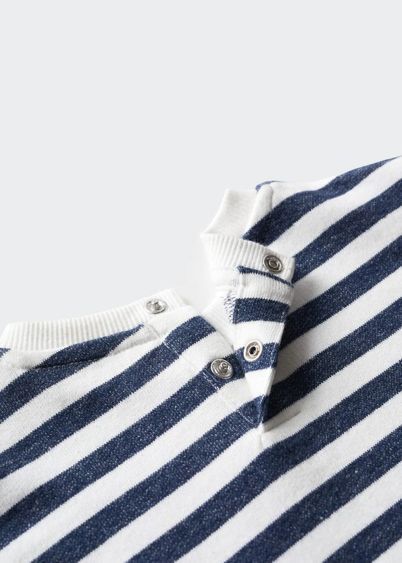 Sudadera algodón rayas