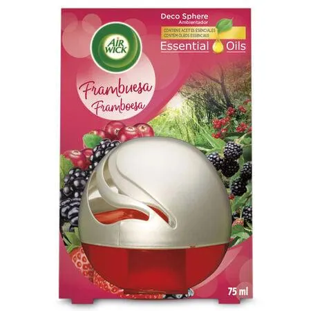 Ambientador Airwick Decosphere 75ml Frambuesa