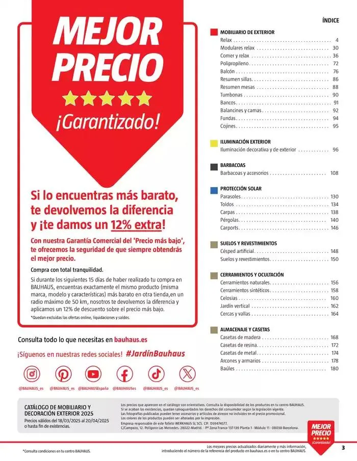 Catálogo de VERANO. Jardín, terraza, balcón. 26 de marzo al 20 de abril 2025 - Página 3