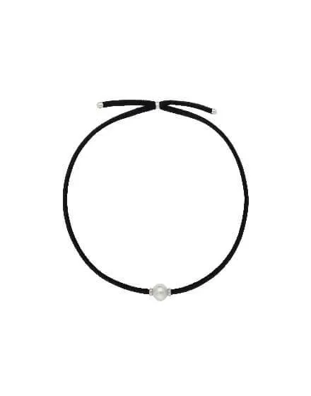 Collar elástico unisex ajustable Sifnos negro