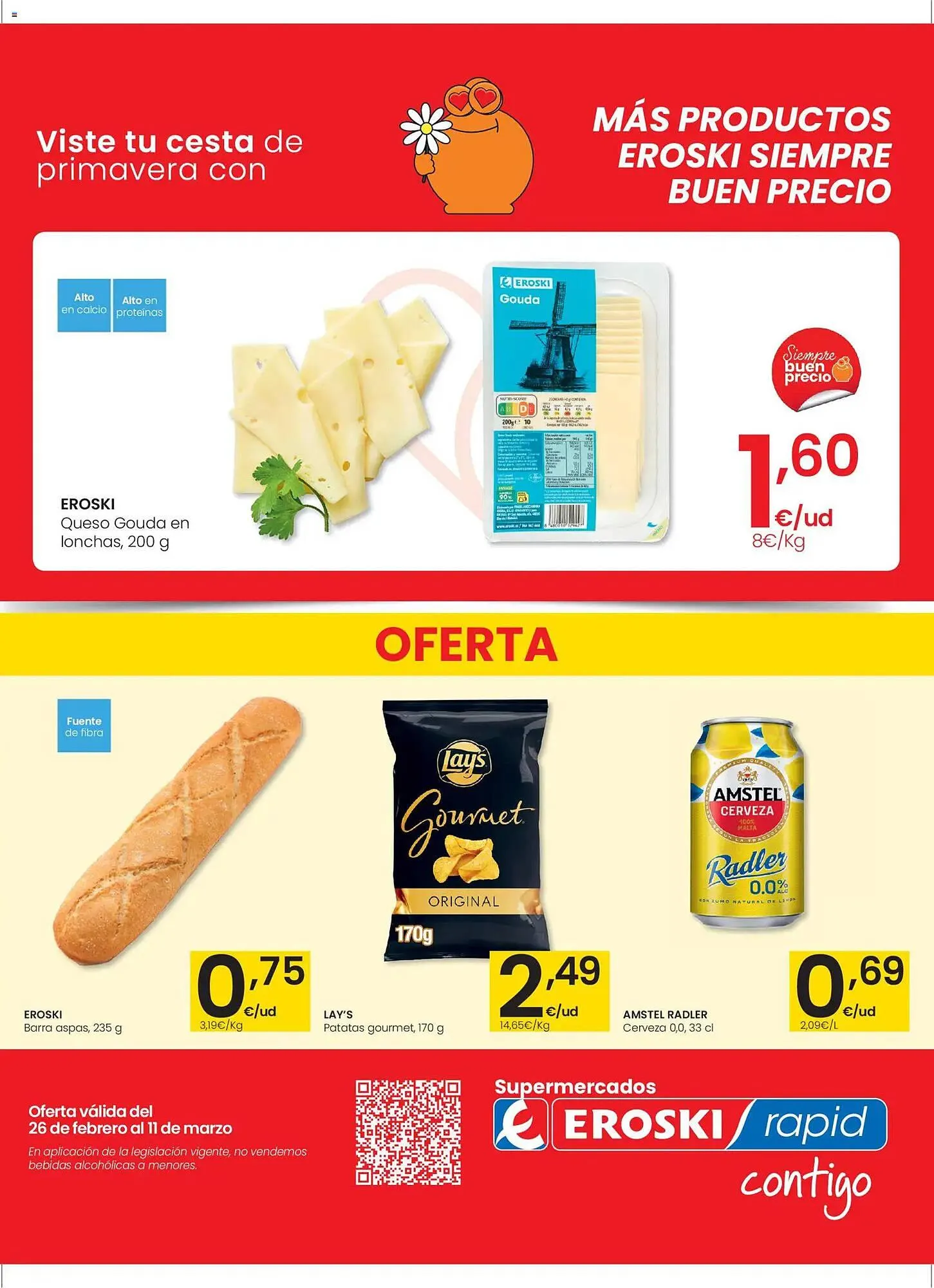 Catálogo de Folleto Eroski 26 de febrero al 11 de marzo 2026 - Página 1